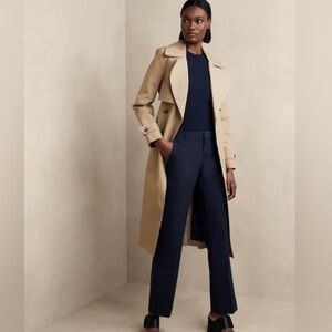 FINAL MARKDOWN NWT! Banana Republic Women’s Navy Logan Bootcut Trouser Fit Pant